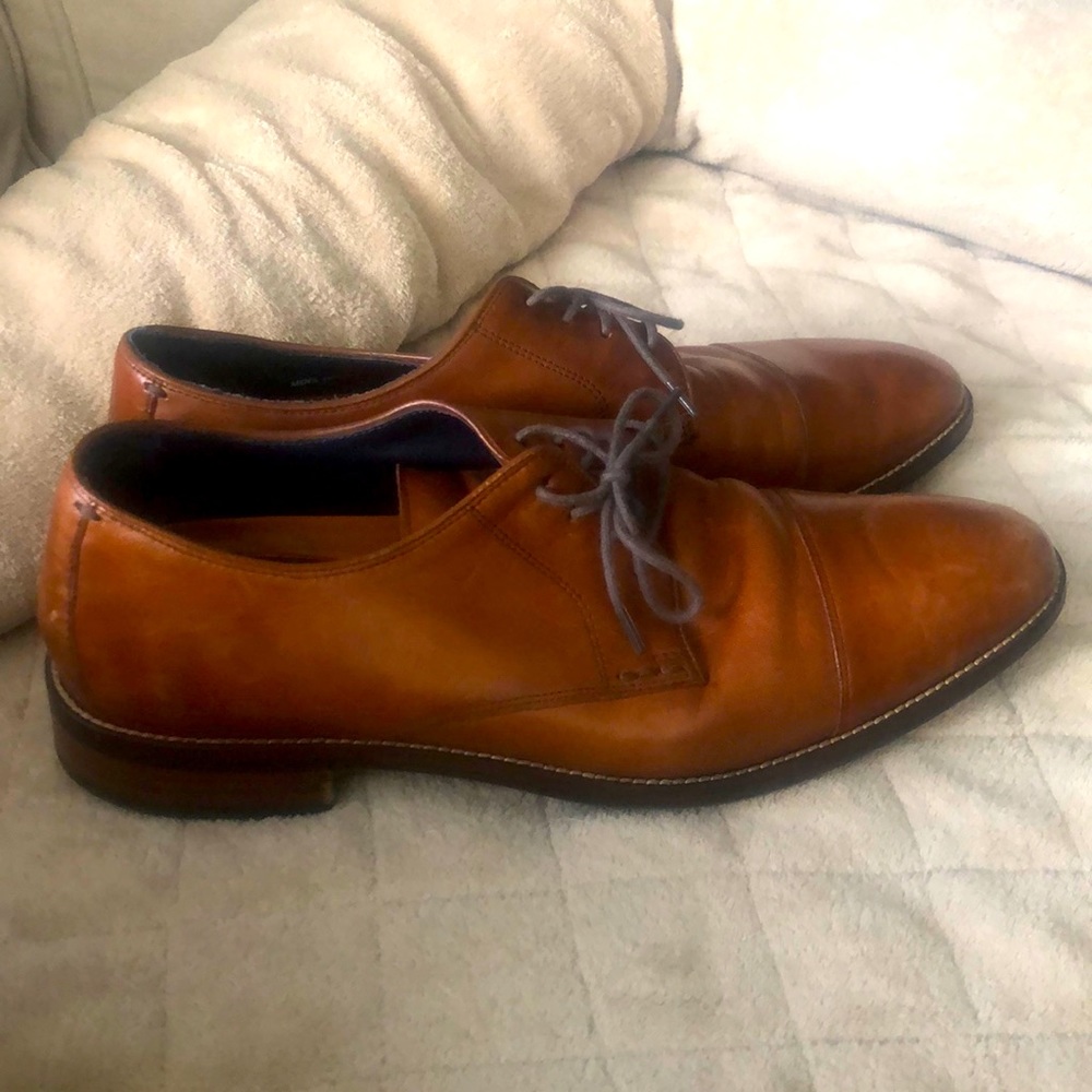 Cole Haan Leather Tie-Up Dress Shoes